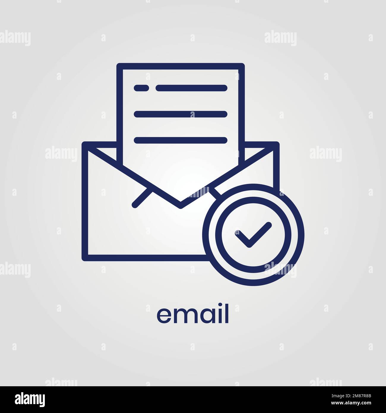 Email icon vector eps file Stock Vector Image & Art - Alamy