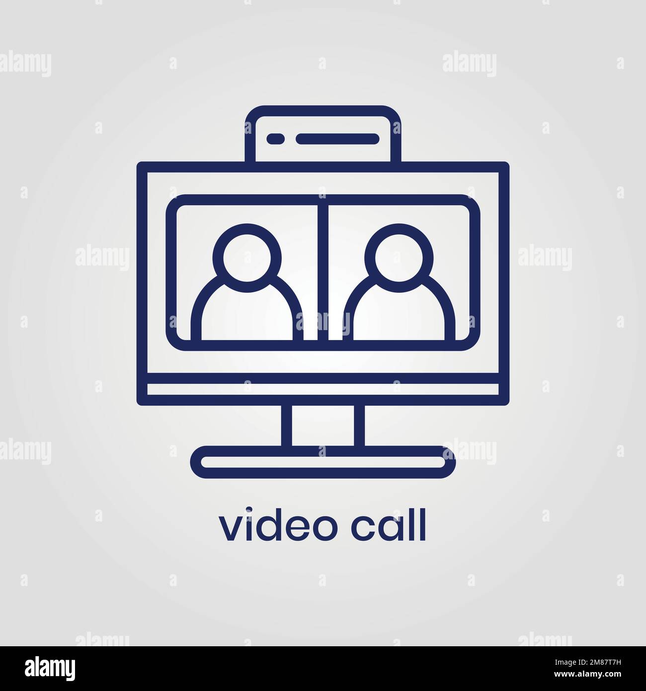 Video Call icon vector eps file Stock Vector