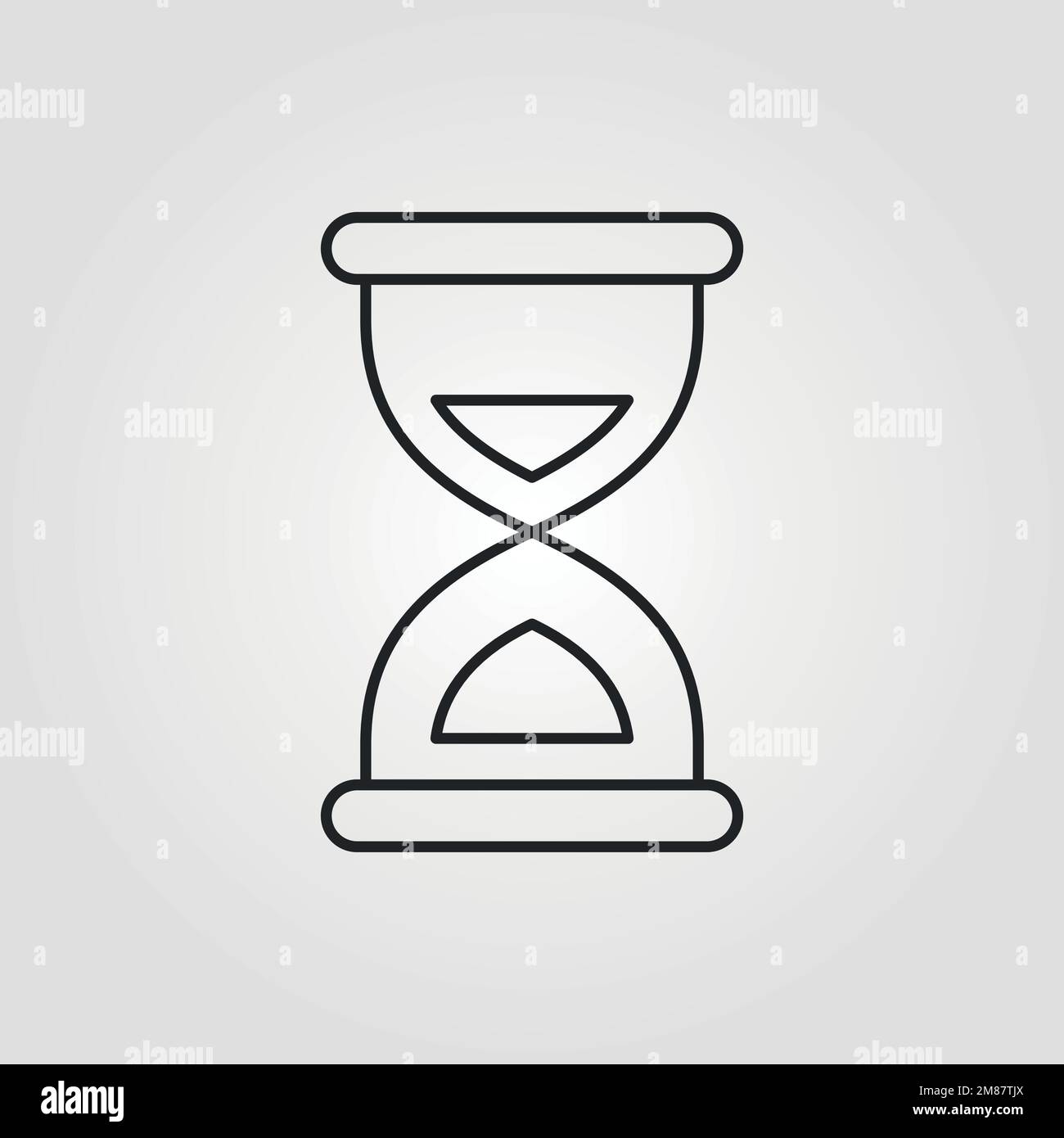 alarm vector icon line art style for Web and Mobile Stock Vector