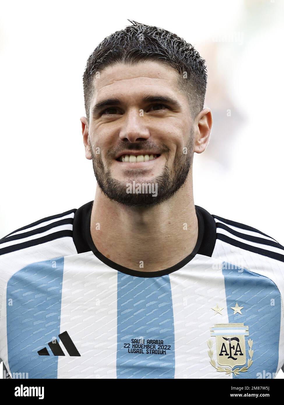 LUSAIL CITY - Rodrigo De Paul of Argentina during the FIFA World Cup ...