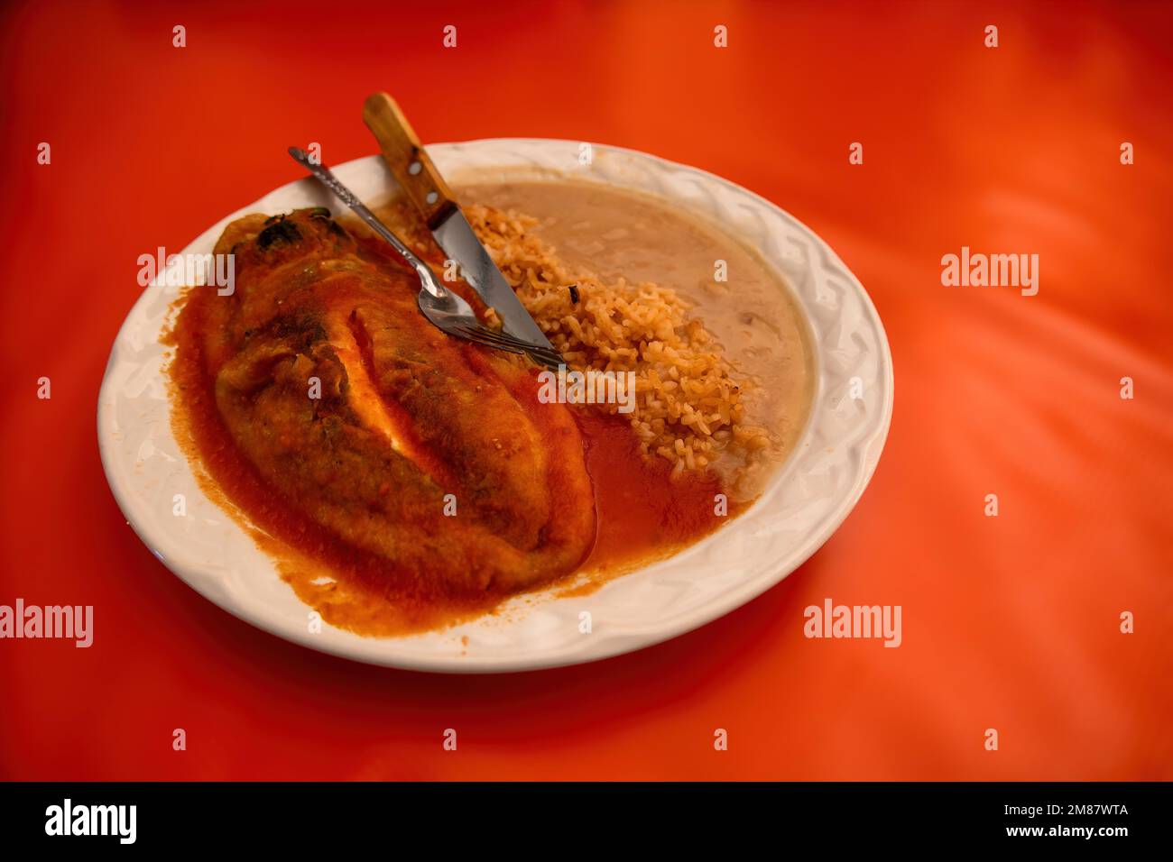 A Chile relleno with cheese, mexican food Stock Photo Alamy