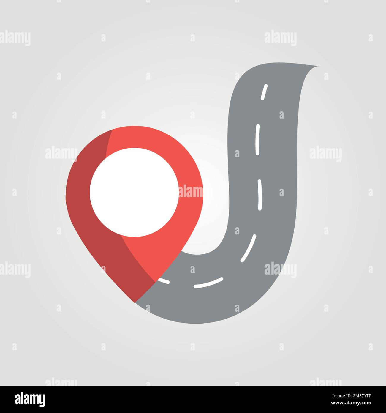 Location map icon, GPS pointer mark vector icon Stock Vector Image ...