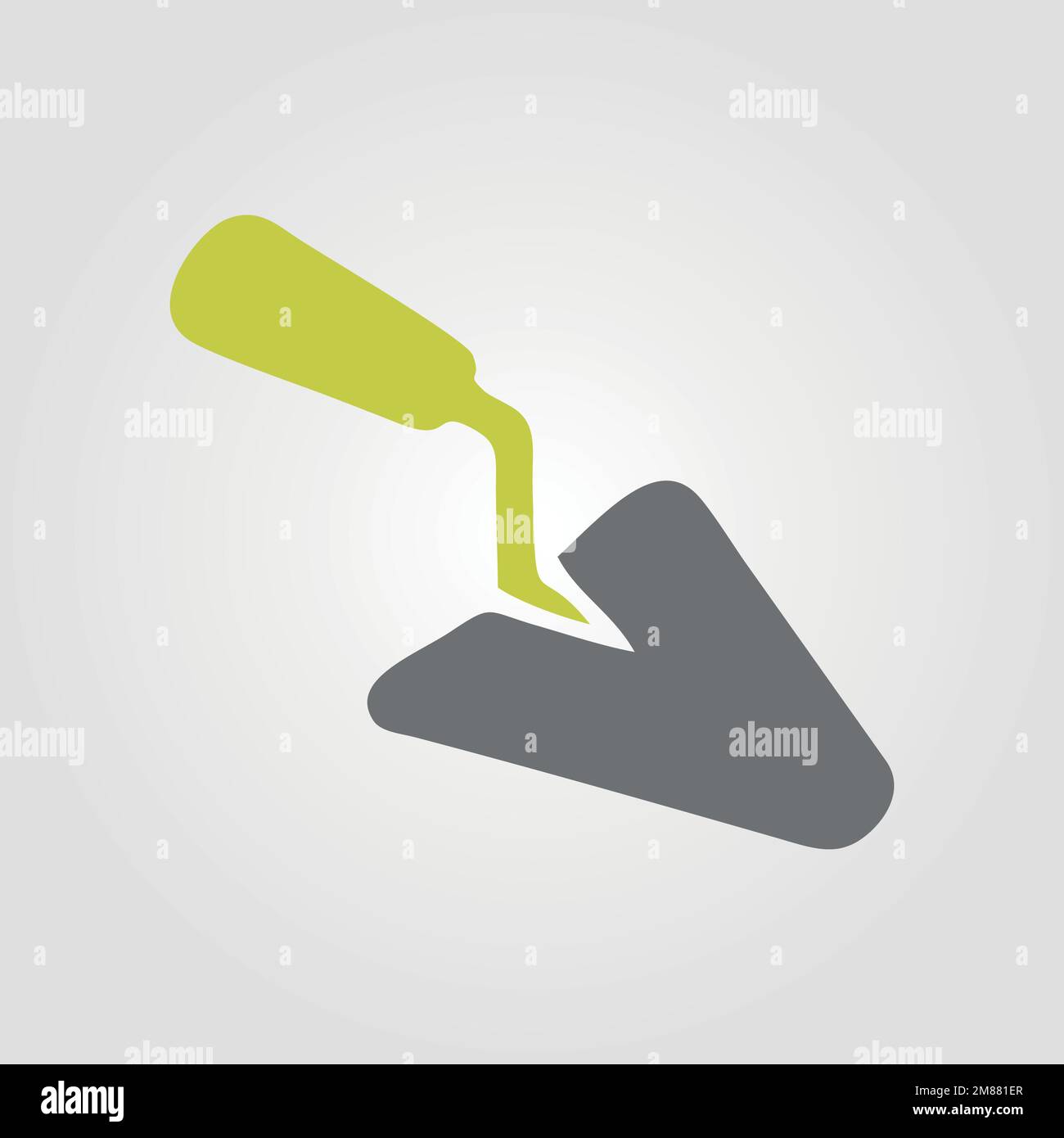 slotted common blade spade construction and renovation tool icon, home ...