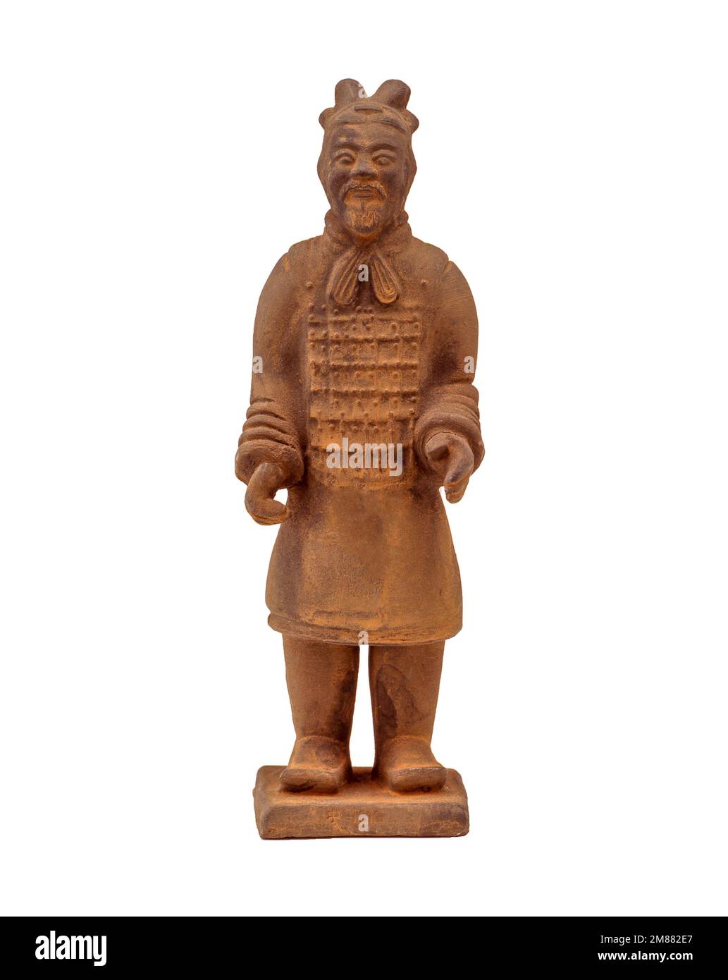 Terracotta Army figure, Mausoleum of the First Qin Emperor, Lintong District, Xi'an, Shaanxi, People's Republic of China Stock Photo