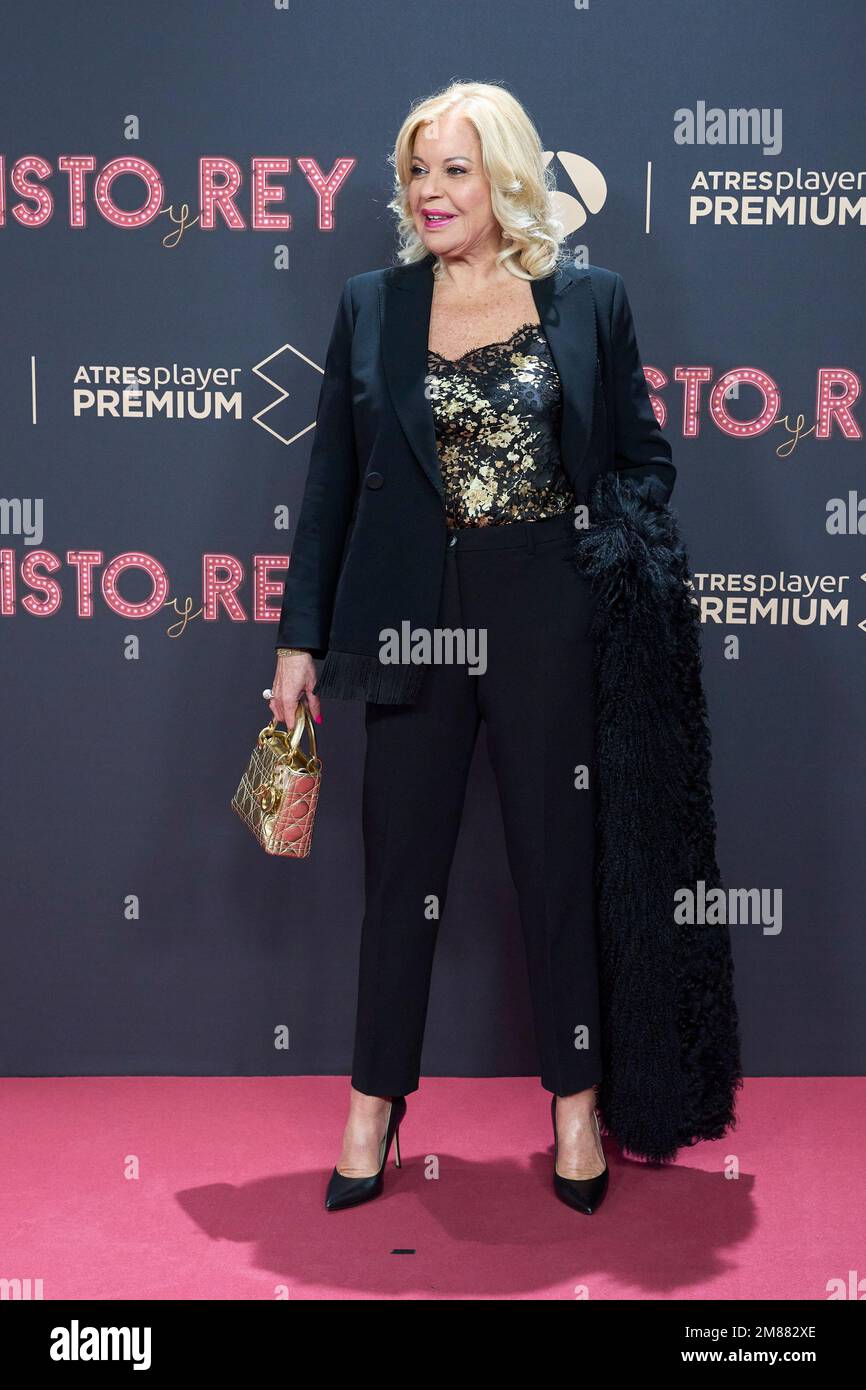 January 12, 2023, Madrid, Madrid, Spain: Barbara Rey attends ‘Cristo ...