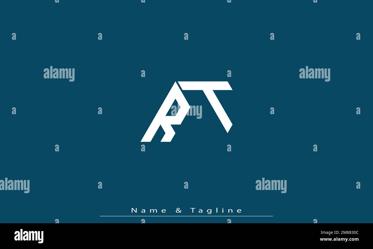 Alphabet letters Initials Monogram logo RT , TR Stock Vector Image ...