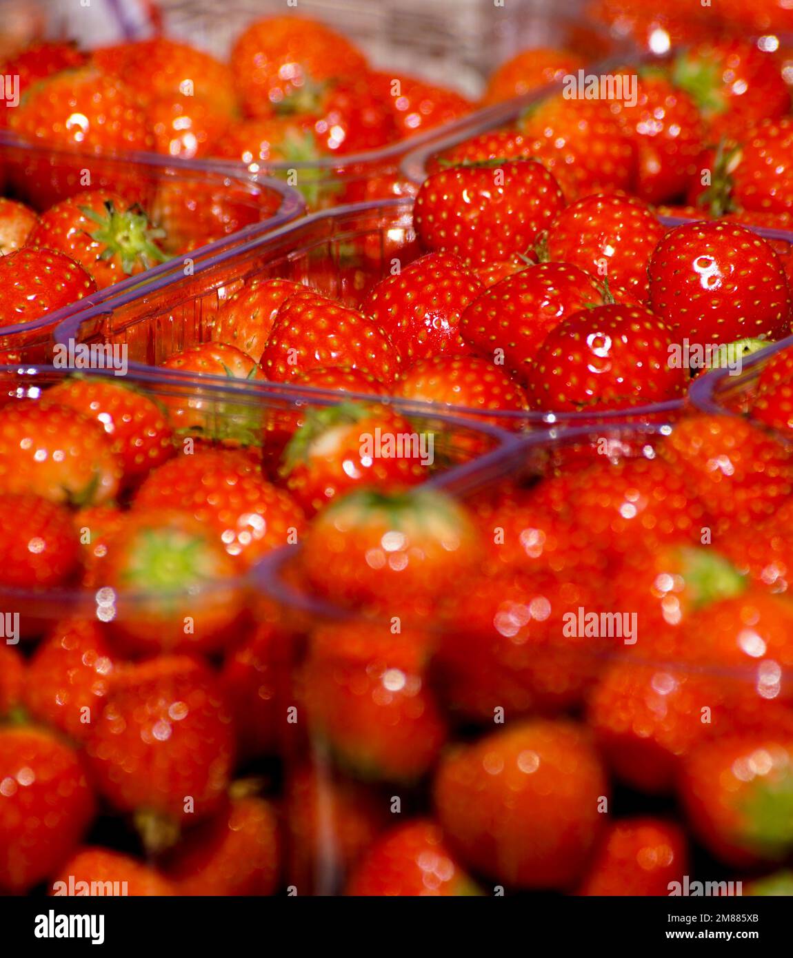 Strawberries full frame hi-res stock photography and images - Alamy