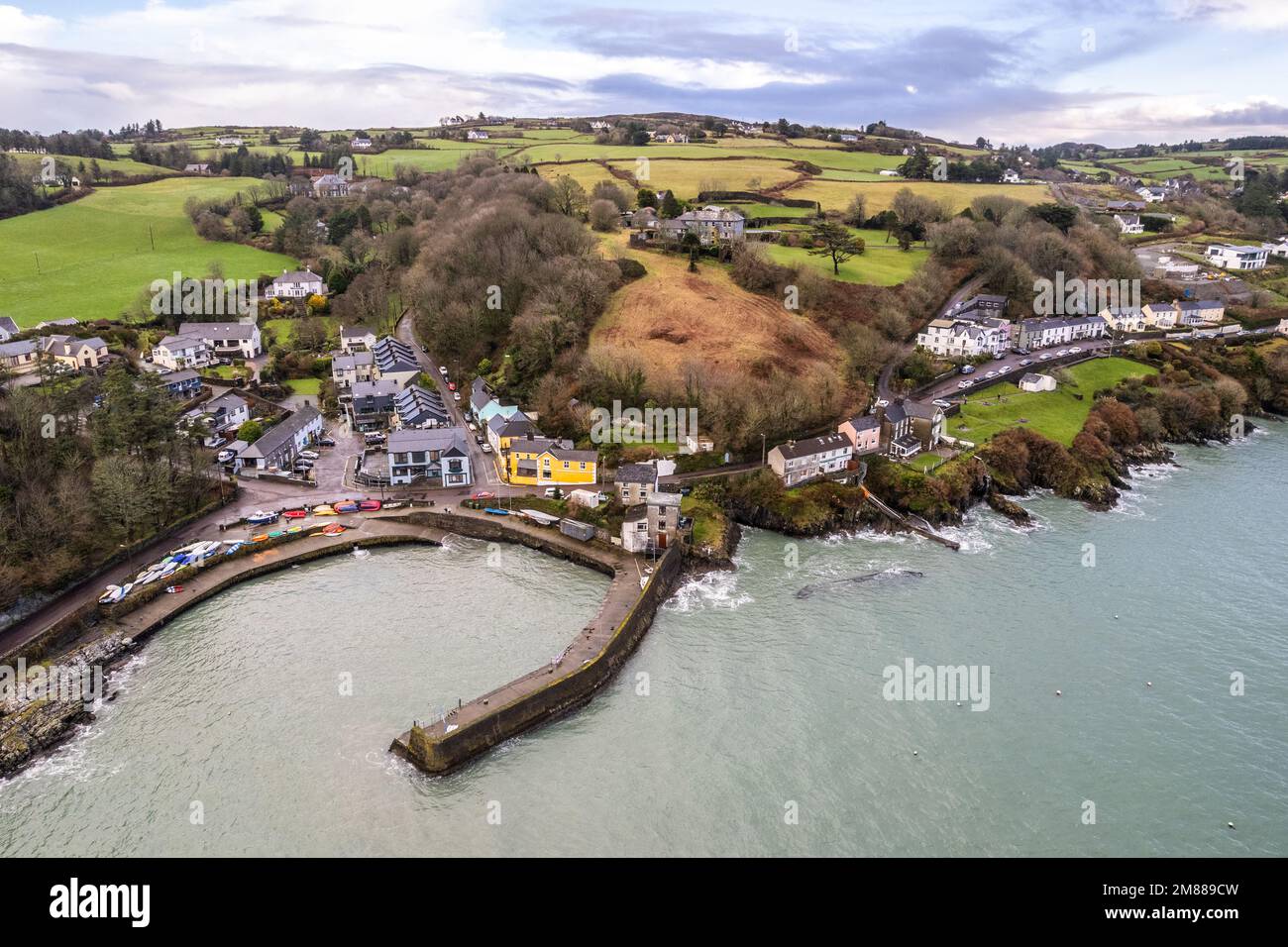 Coastal village of Glandore, West Cork, Ireland Stock Photo Alamy