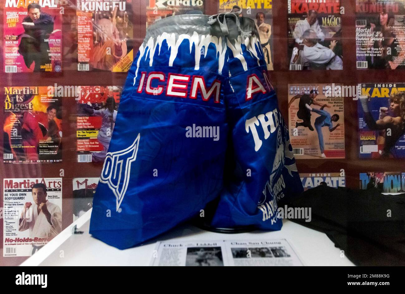 Burbank, California, USA. 12th Jan, 2023. Trunks worn by Chuck Liddell
