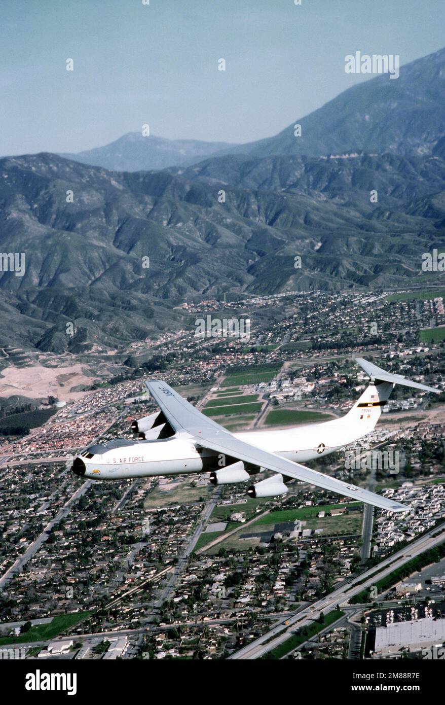 Air To Air Left Side View Of A C-141B Starlifter, "Spirit Of The Inland ...