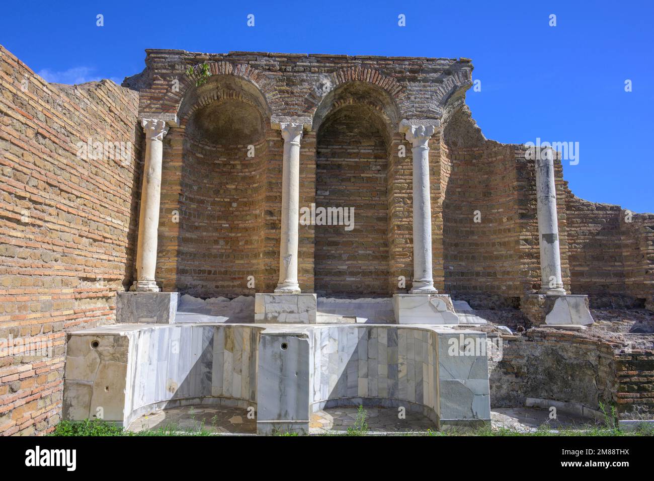 Domus di Amore e Psiche, Ostia Antica, Rome, Italy Stock Photo