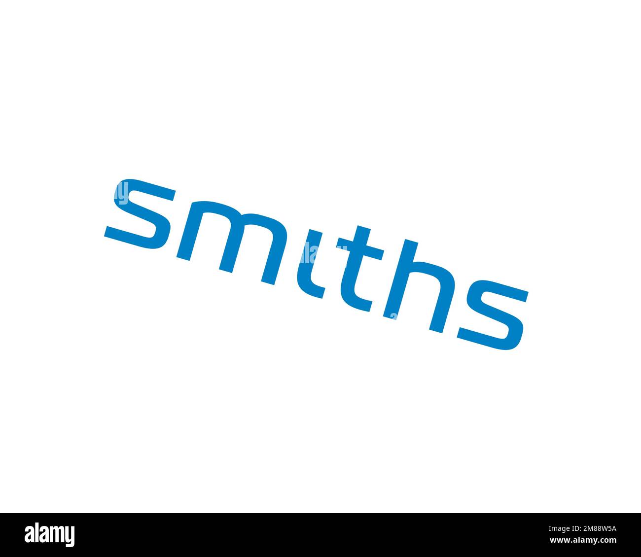 Smiths Group, rotated logo, white background B Stock Photo - Alamy