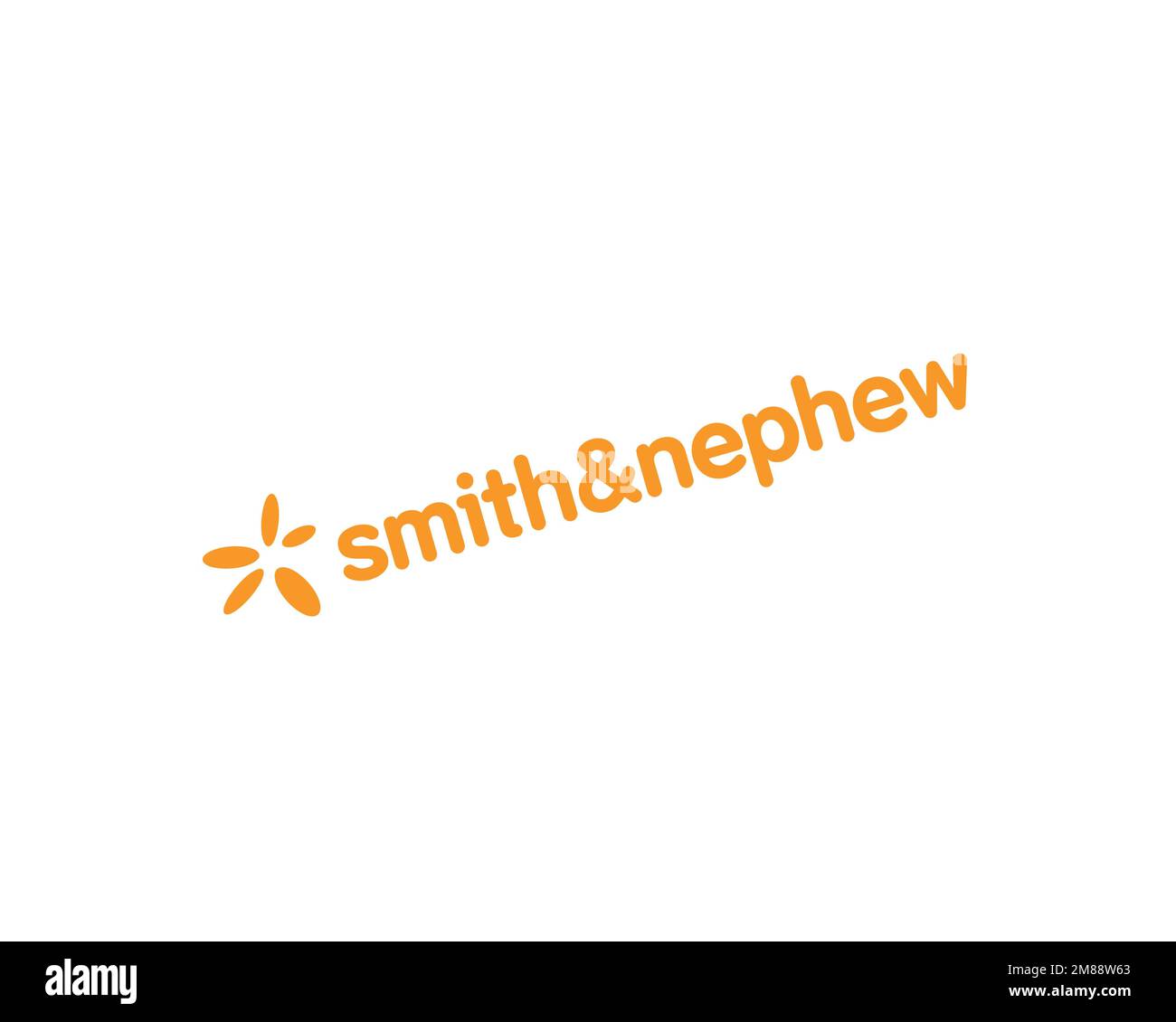 Smith & Nephew, Rotated Logo, White Background Stock Photo Alamy