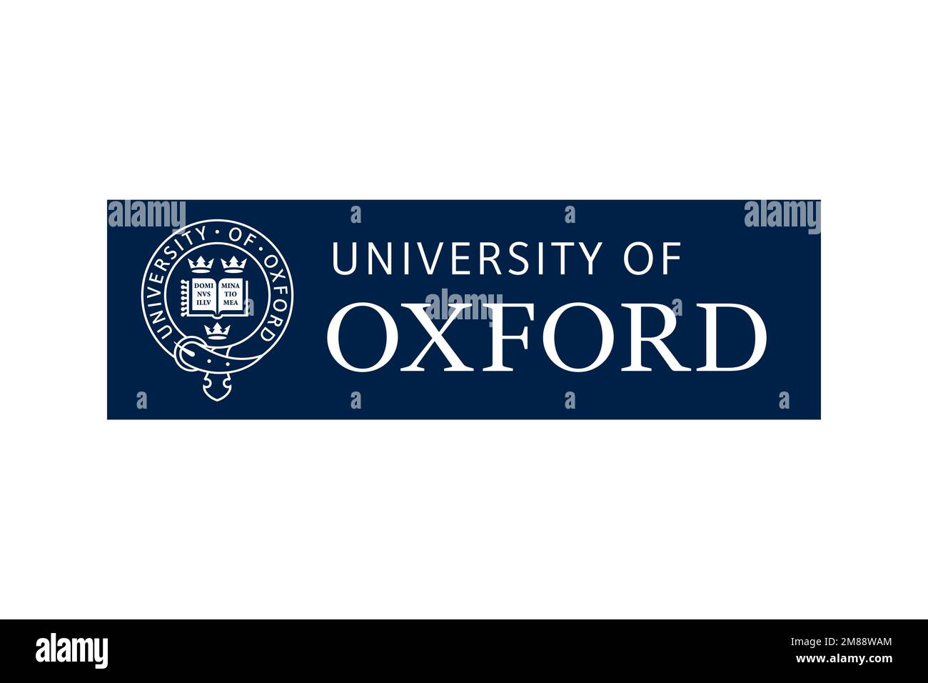 University of oxford logo white background stock photo alamy