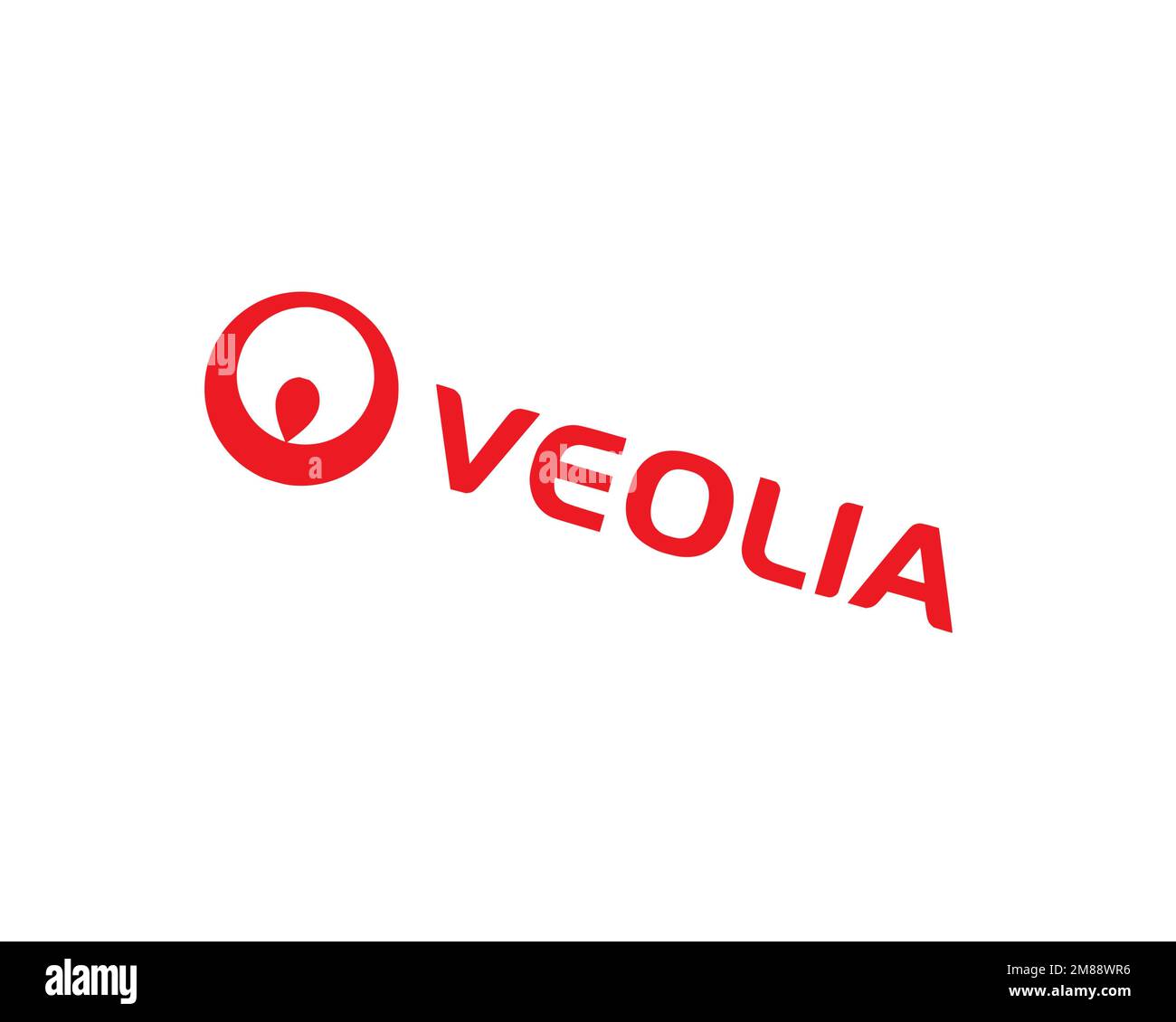 Veolia, rotated logo, white background B Stock Photo Alamy