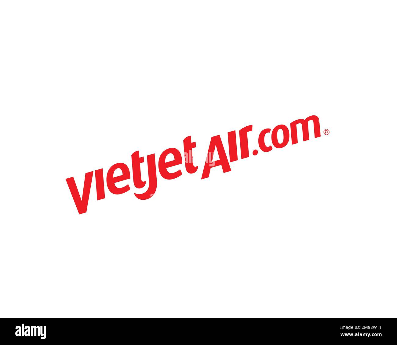 VietJet Air, rotated logo, white background Stock Photo - Alamy