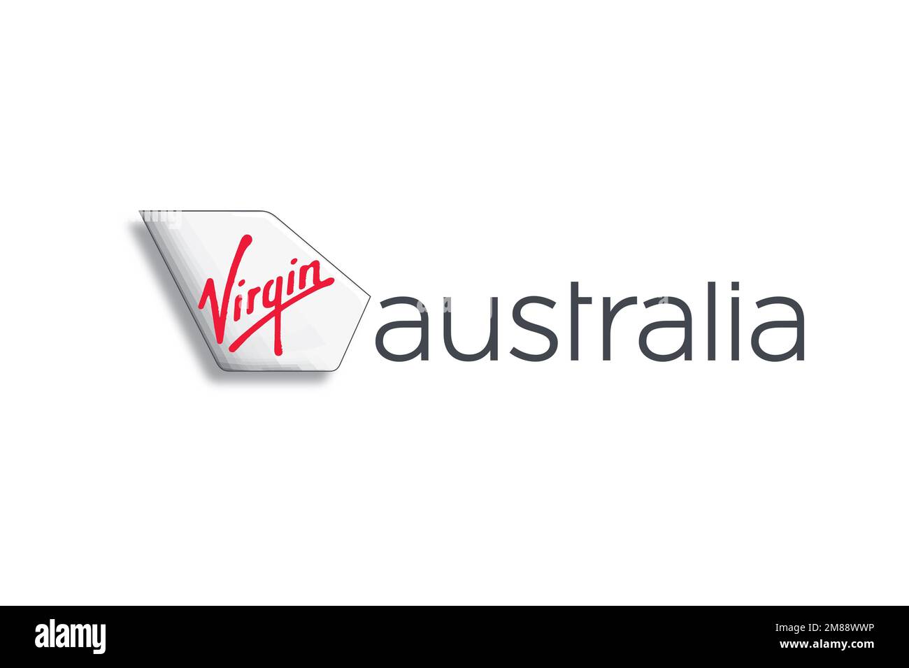 Virgin Australia, Logo, White background Stock Photo Alamy