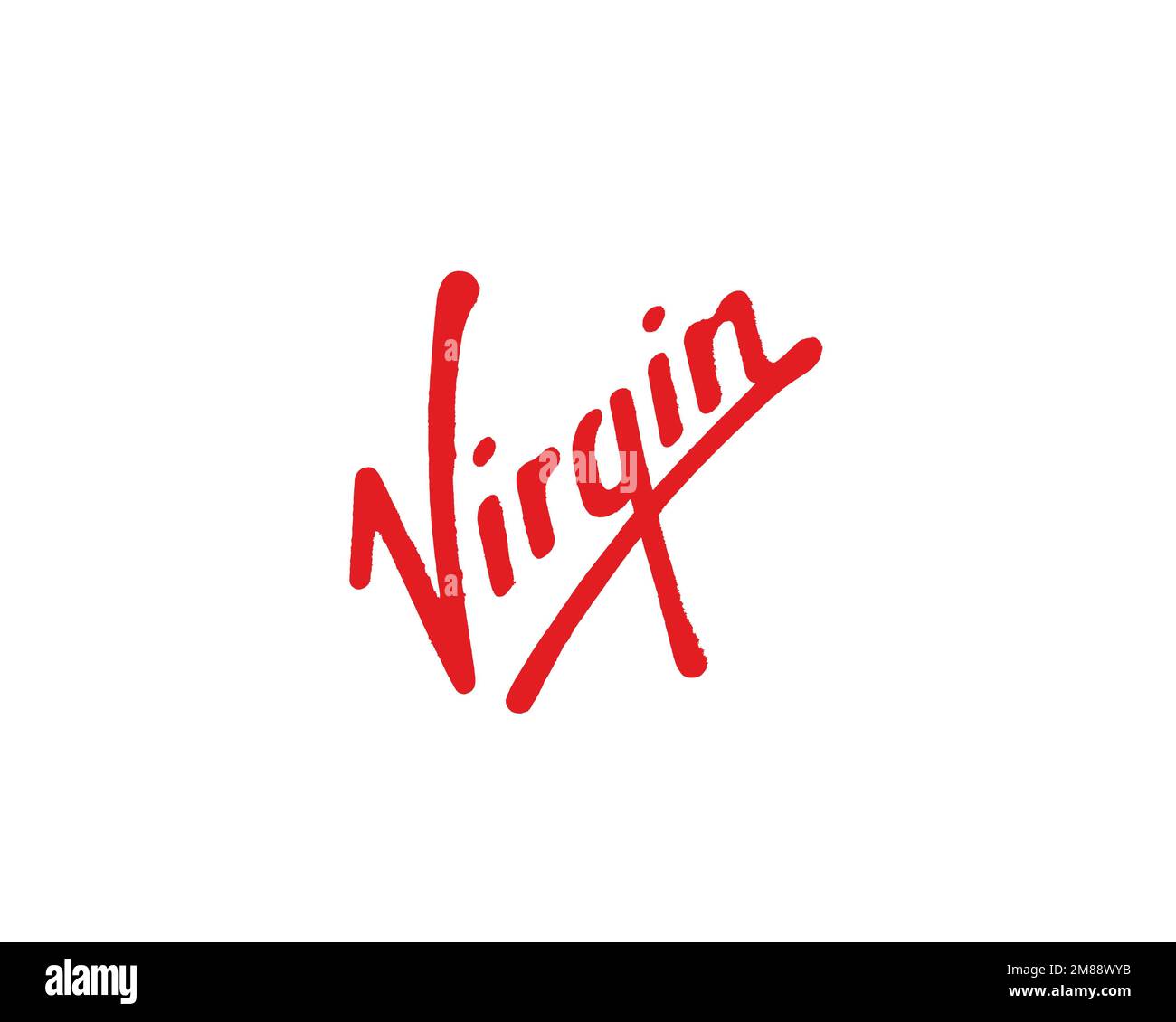 Virgin Group, rotated logo, white background Stock Photo Alamy