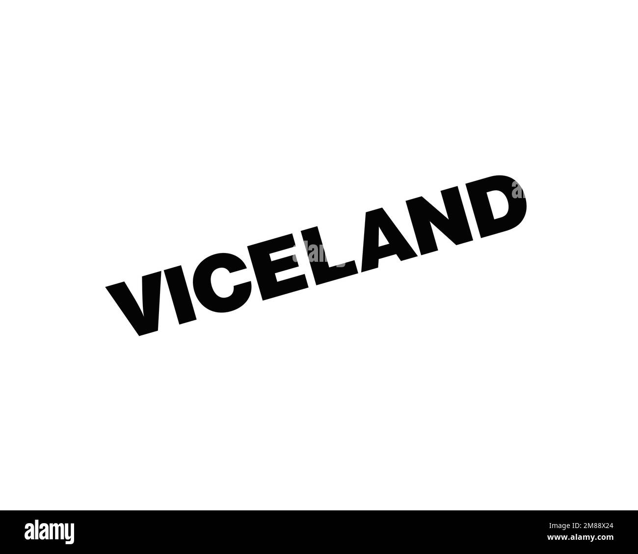 Viceland Canadian TV Channel Rotated Logo White Background Stock viceland-canadian-tv-channel-rotated-logo-white-background-stock