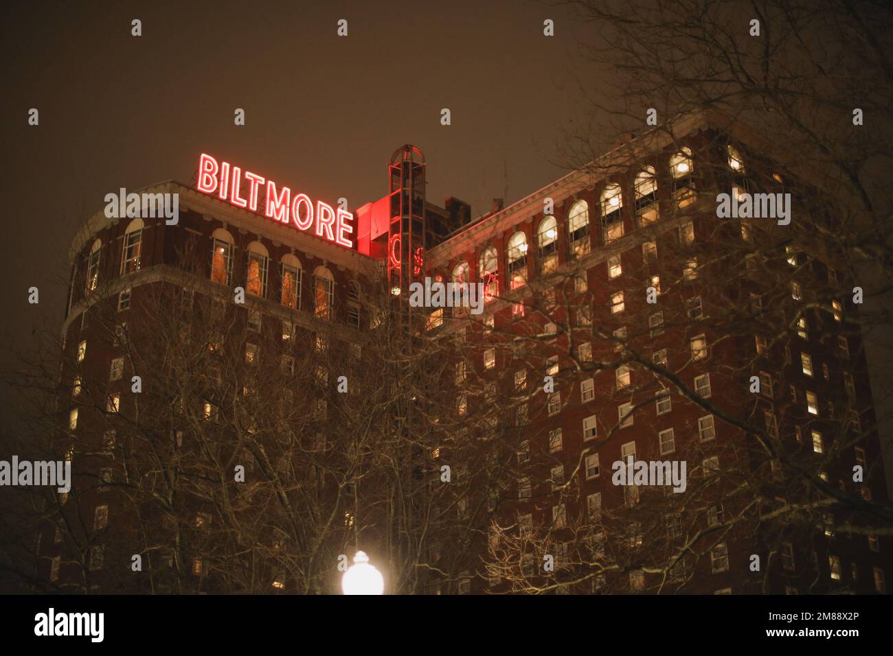 Providence Rhode Island Buildings landscape biltmore river urban city Stock Photo