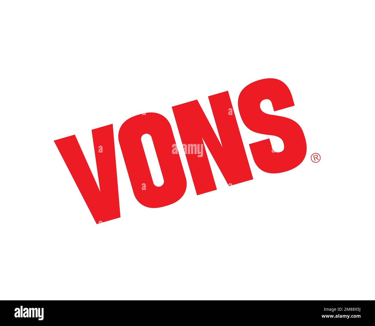 Vons, rotated logo, white background Stock Photo - Alamy
