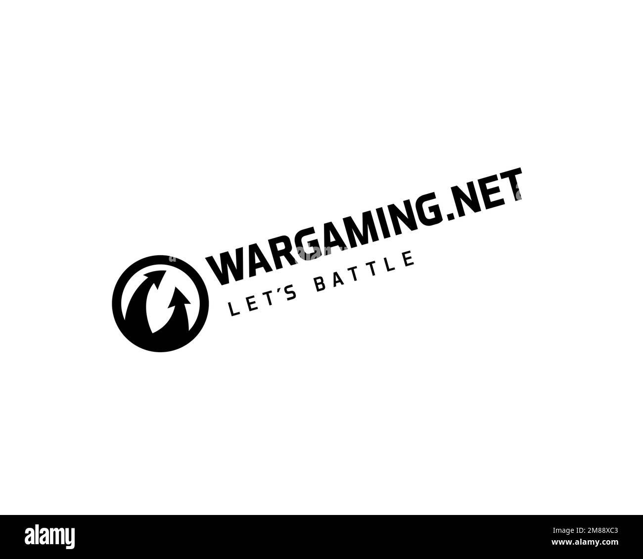 Wargaming company, rotated logo, white background Stock Photo - Alamy