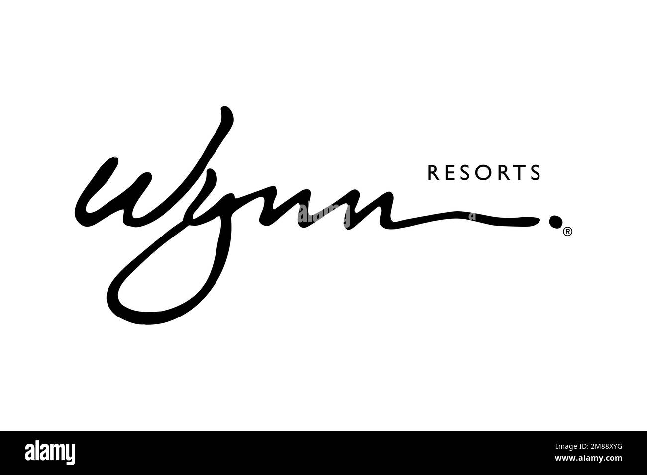 Wynn Resorts, Logo, White Background Stock Photo Alamy