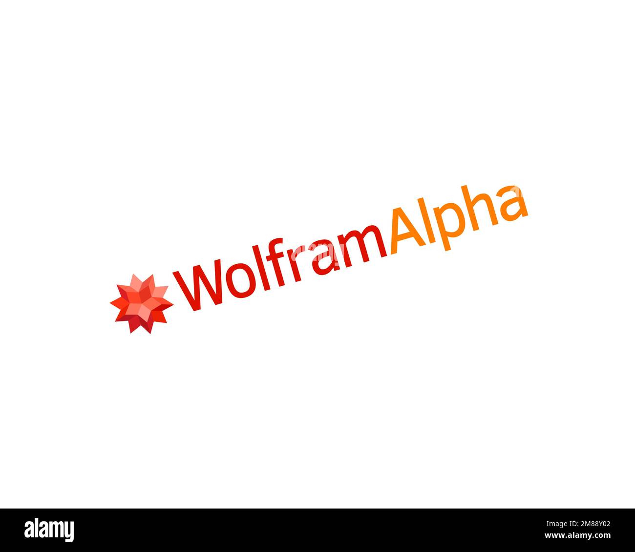 Tungsten Alpha, rotated logo, white background Stock Photo Alamy