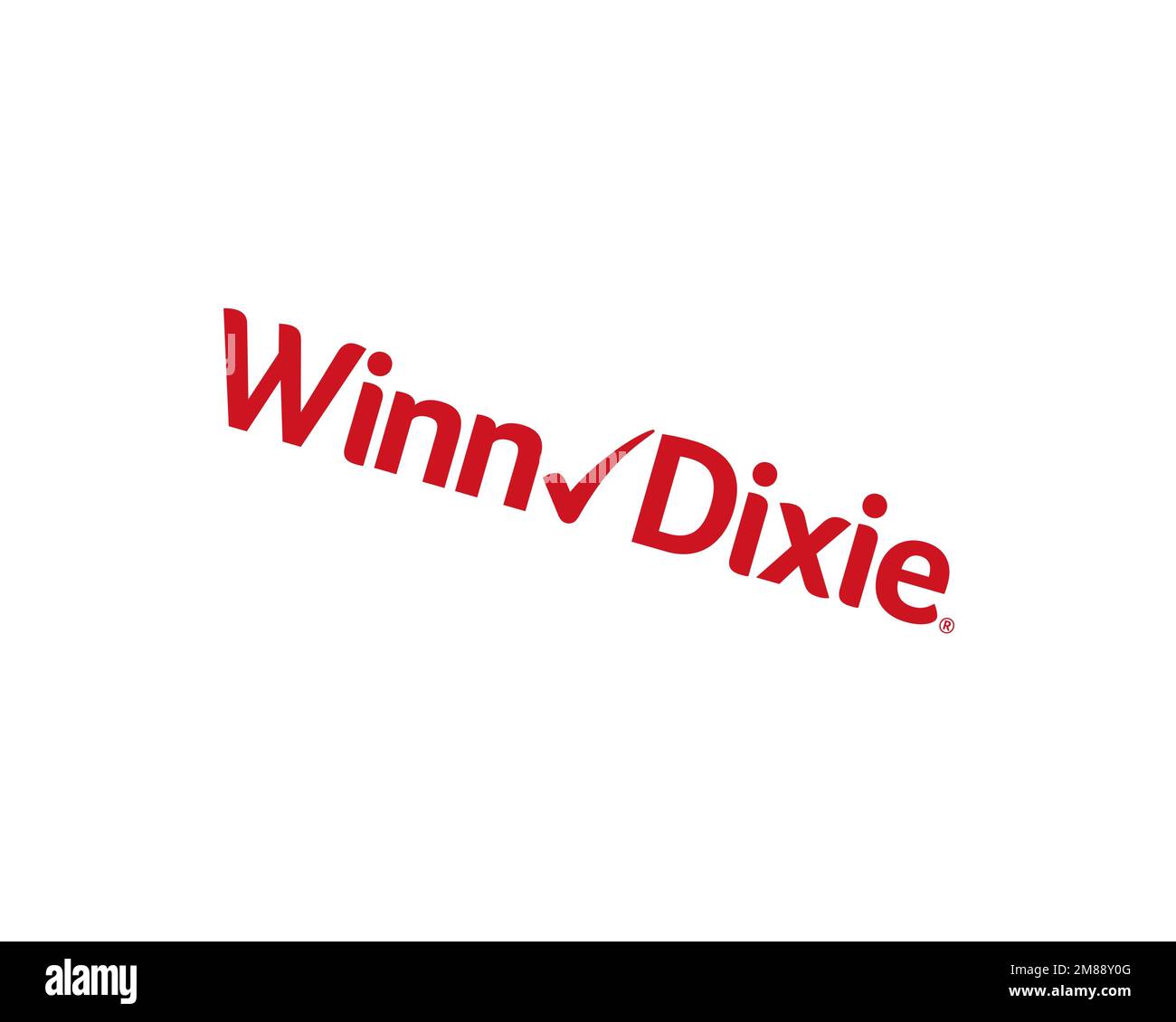 Winn Dixie, Rotated Logo, White Background B Stock Photo Alamy