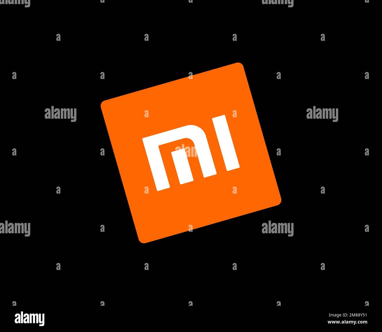 Xiaomi Mi 4c, Rotated Logo, Black Background Stock Photo - Alamy