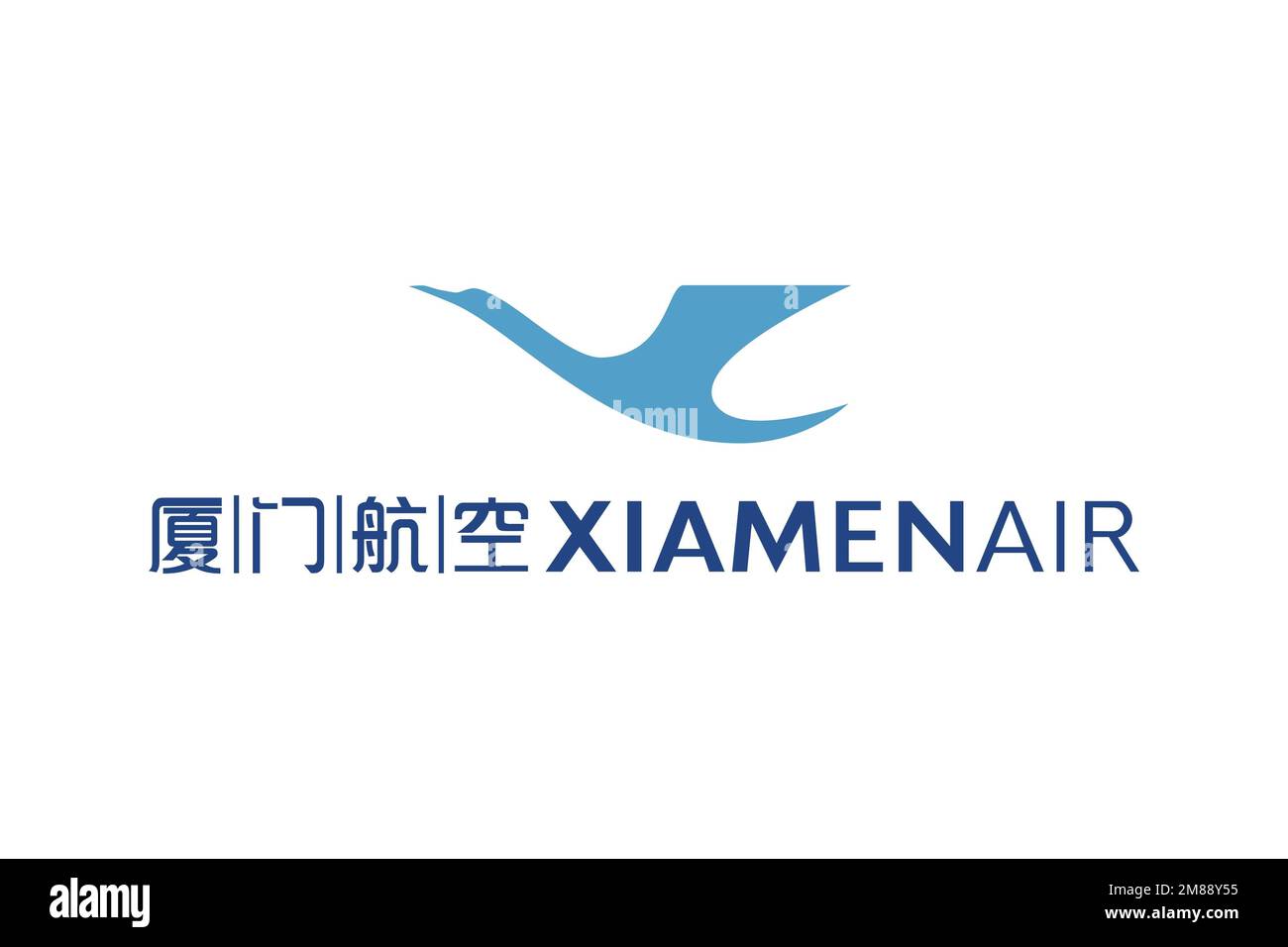 XiamenAir, Logo, White background Stock Photo