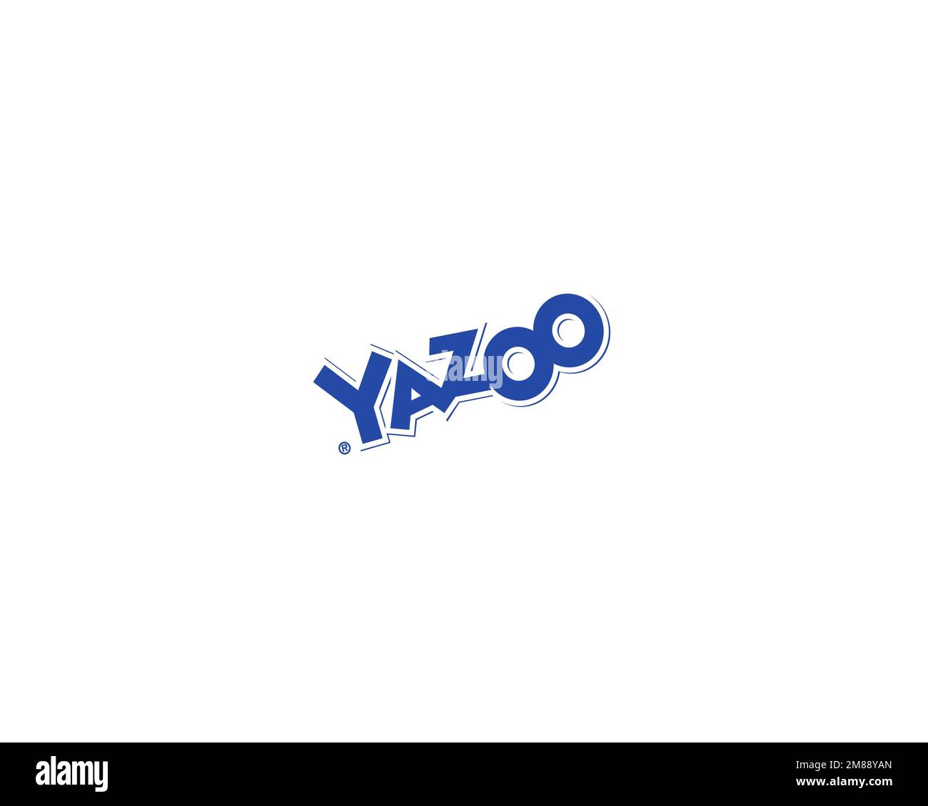 Yazoo drink, rotated logo, white background Stock Photo Alamy
