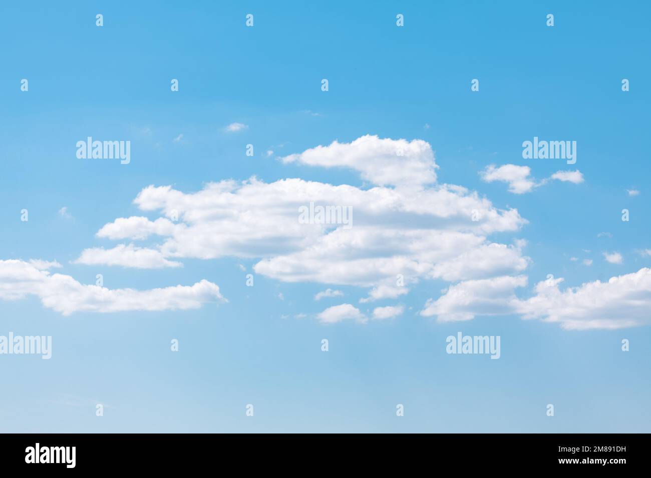 Blue background sky with clouds . Sunny summer day sky Stock Photo - Alamy