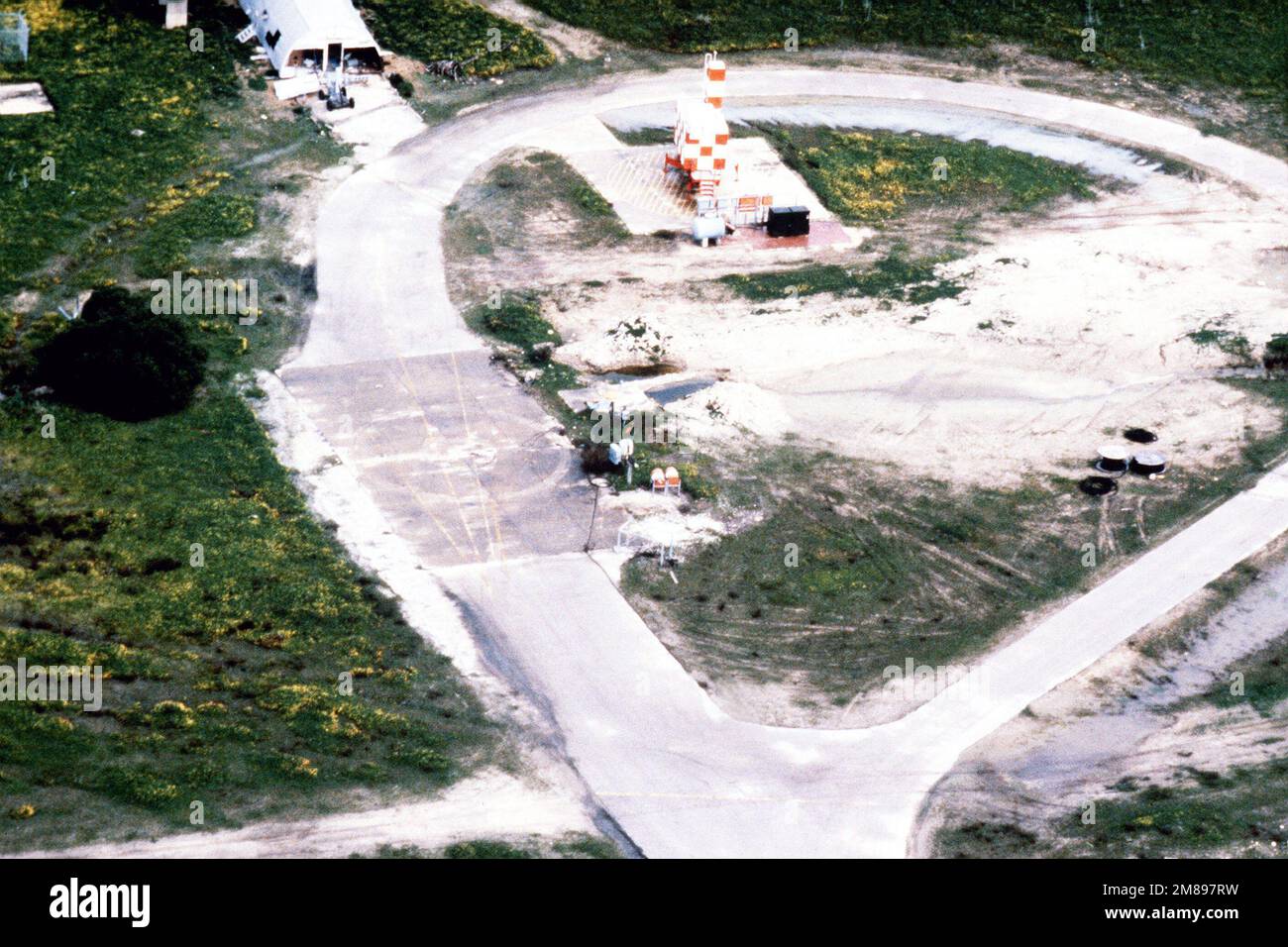 An aerial view of a section of Naval Station, Rota. Base Naval Station
