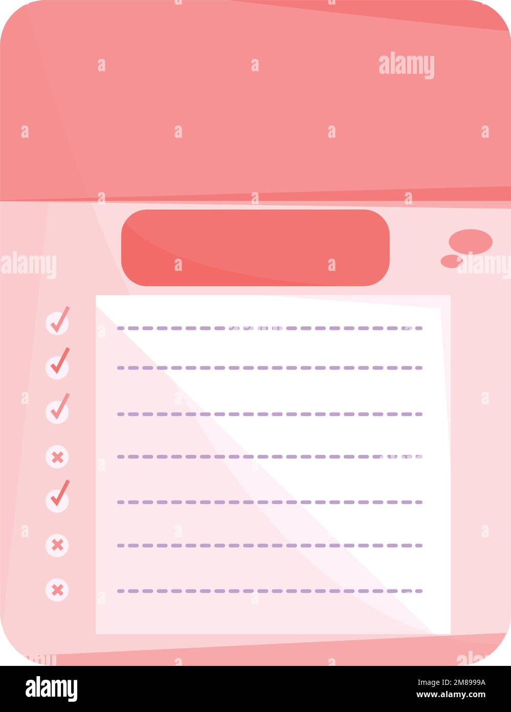 Todo list Stock Vector Images - Alamy