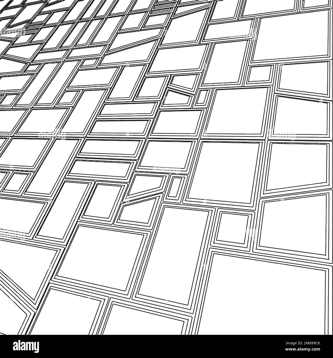 Floor tile Black and White Stock Photos & Images Alamy