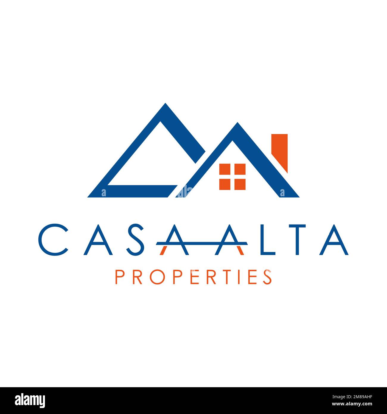 Simple house roof or letter or word CA font image graphic icon logo design abstract concept vector stock. Can be used as a symbol related to property Stock Vector
