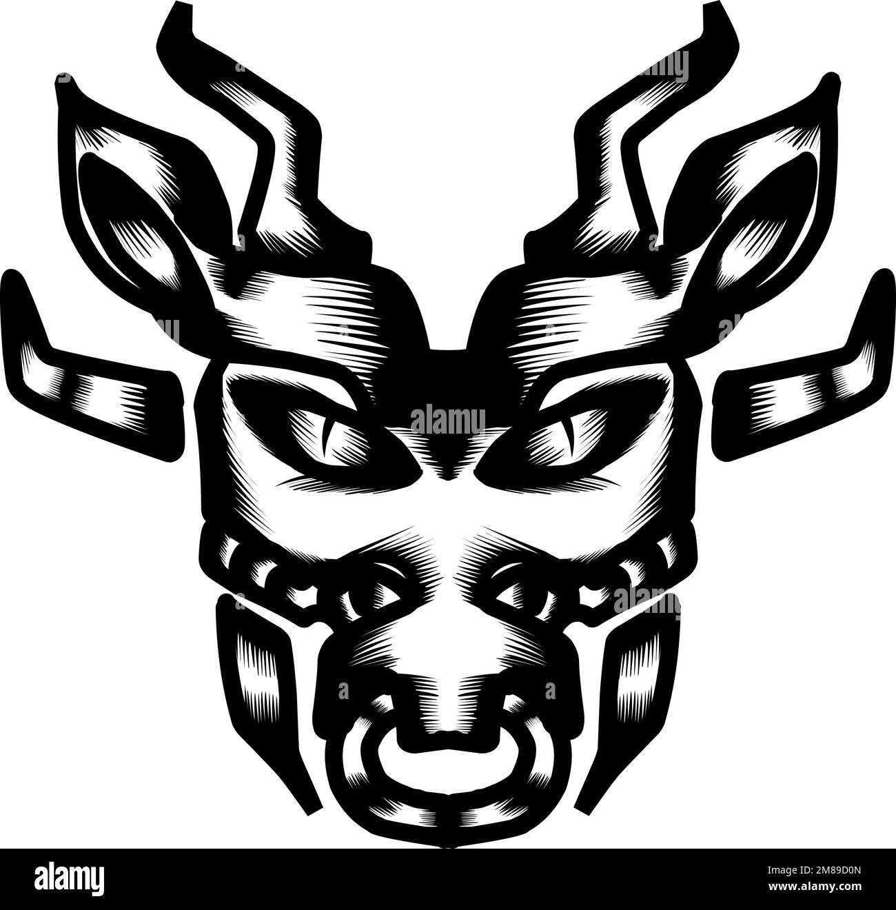 African masks Black and White Stock Photos & Images Alamy