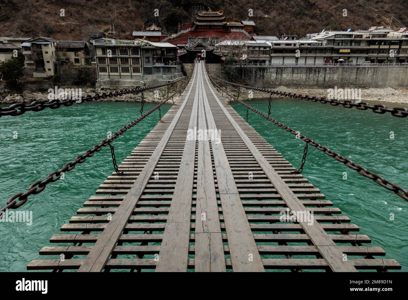 Sichuan luding bridge Stock Photo - Alamy