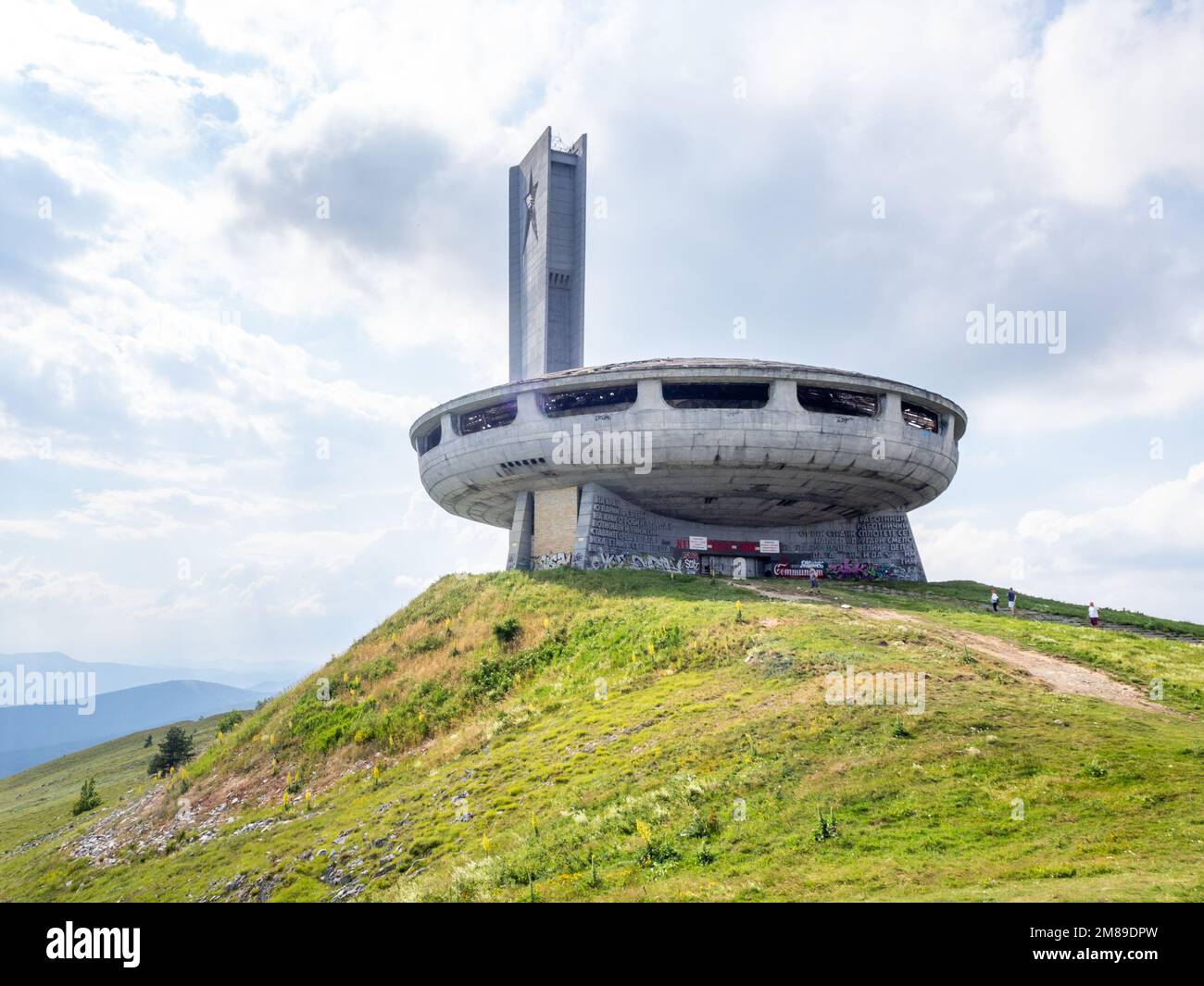 The Monument House of the Bulgarian Communist Party on Buzludzha Peak