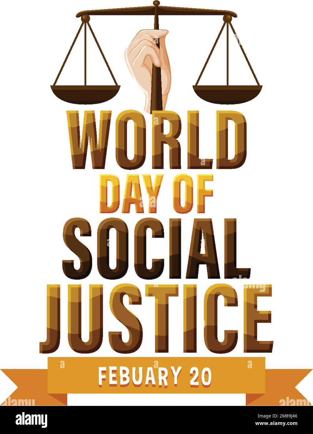 World day of social justice banner illustration Stock Vector Image & Art Alamy