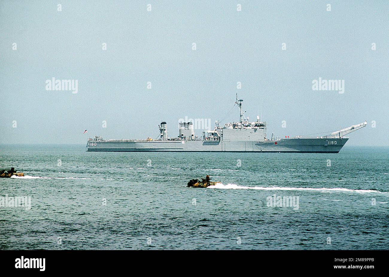 Naval Amphibious Base. AAVP-7 assault amphibian tracked landing ...