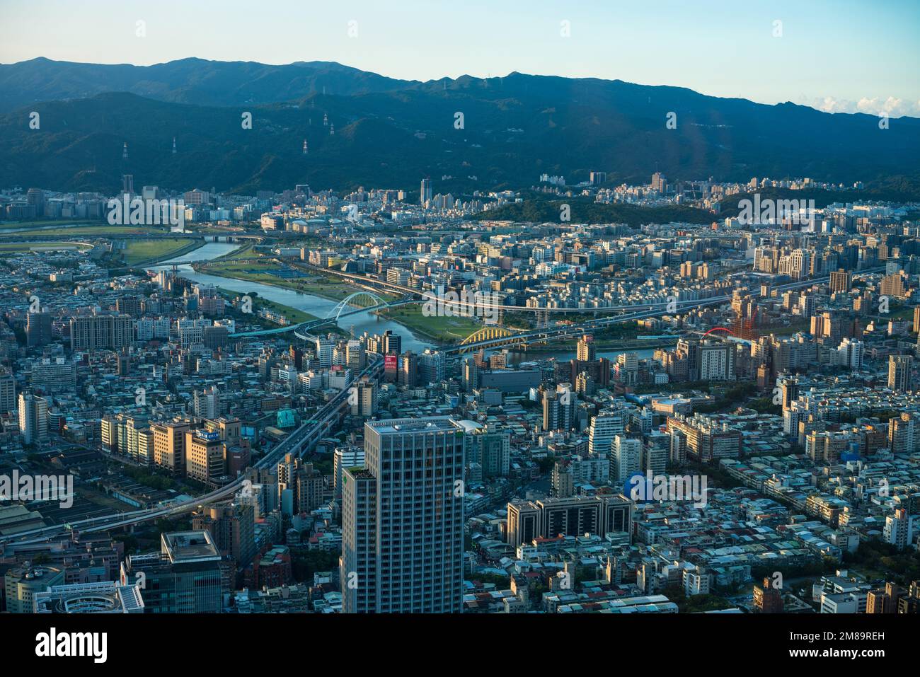 A bird's eye view of Taipei Stock Photo - Alamy