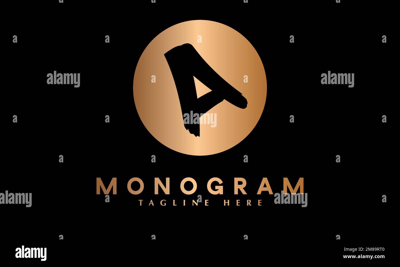 Alphabet a modern letter abstract monogram vector logo1 template Stock ...