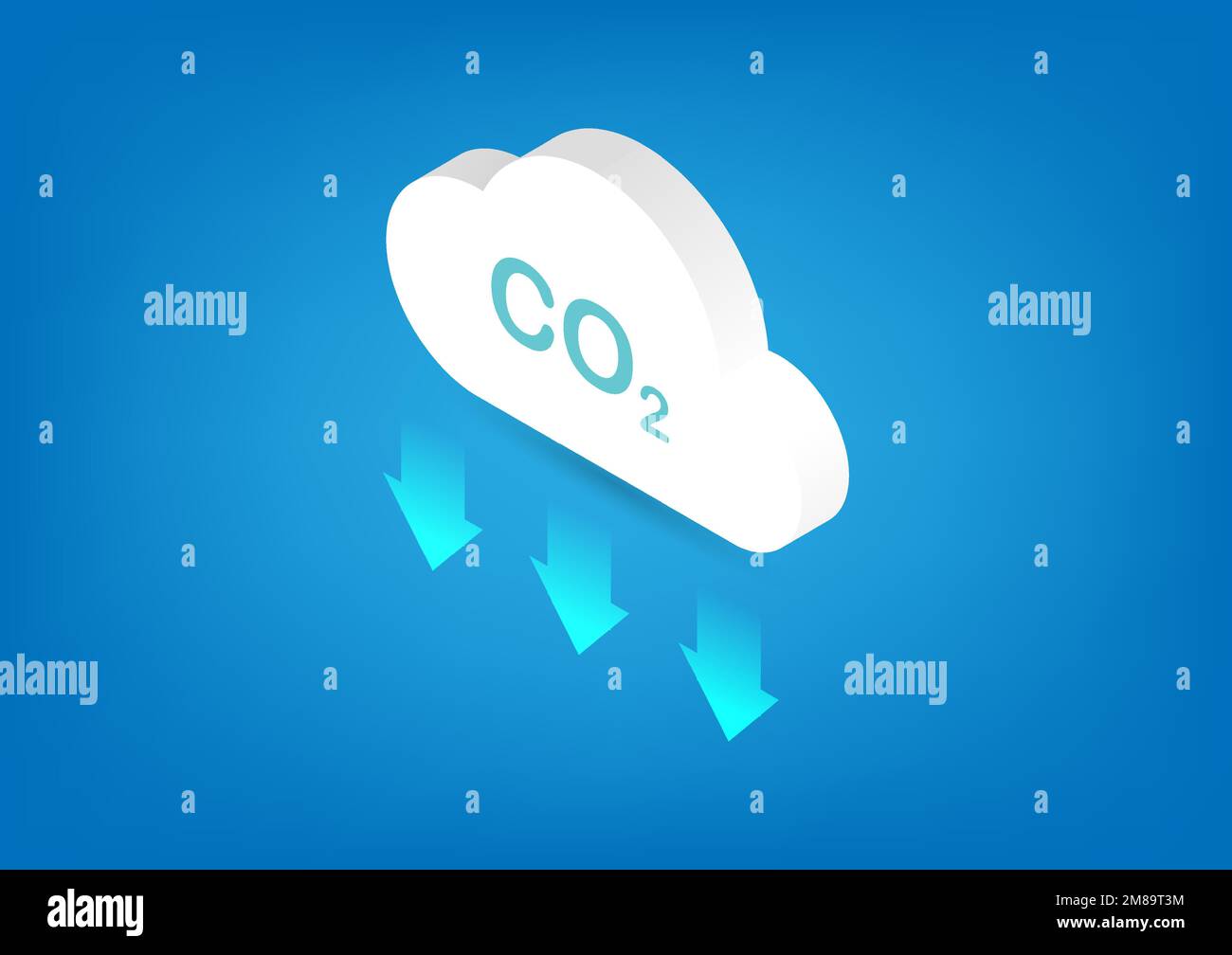 CO2 neutral. Net zero emission concept. Reduction of carbondioxide