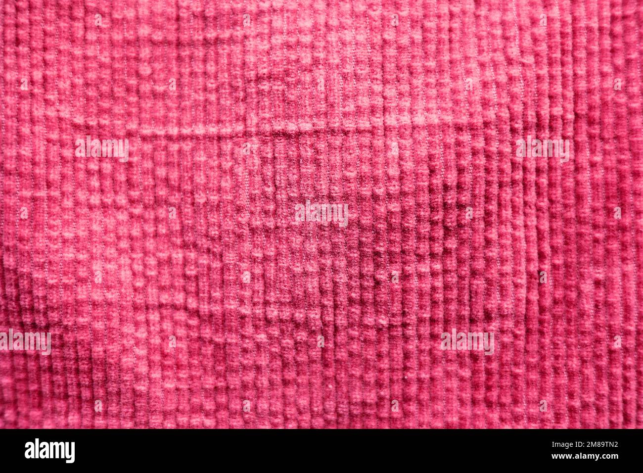 Pink fabric texture background. Stock Photo