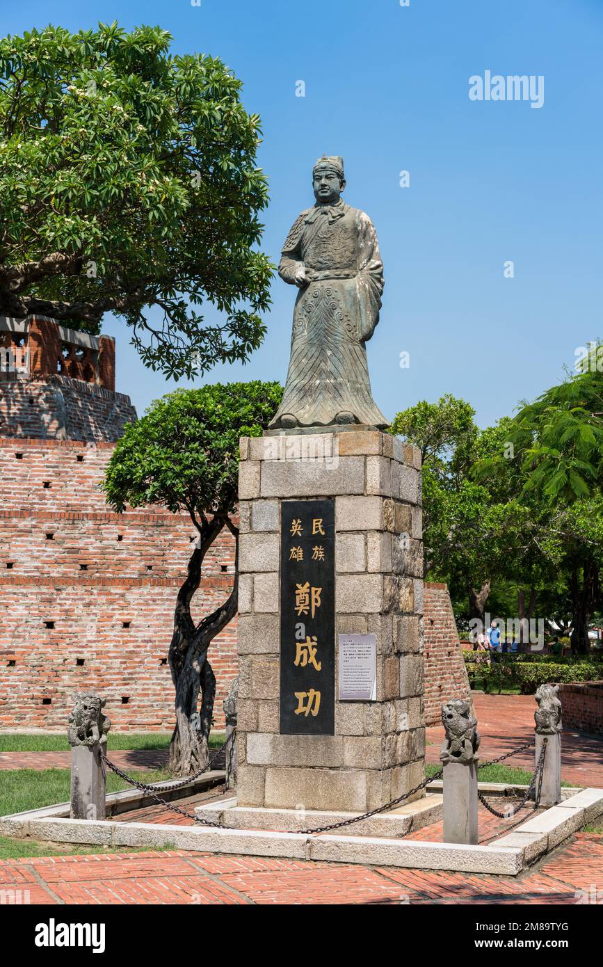 Taiwan tainan anping castle as zheng chenggong Stock Photo