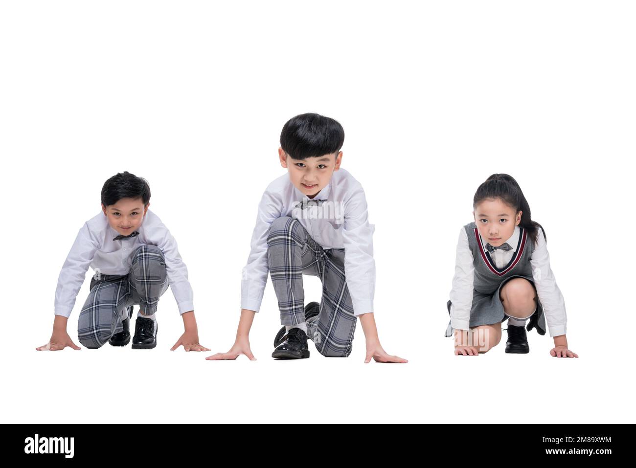 Happy pupils Stock Photo