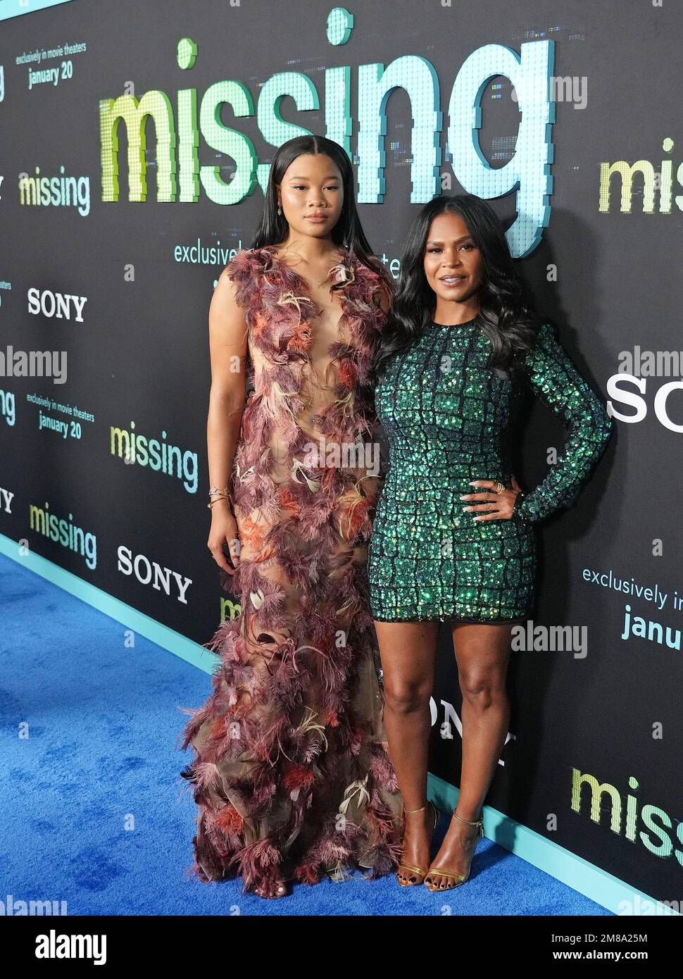 Los Angeles, CA. January 12, 2023. (LR) Storm Reid and Nia Long at the(02)