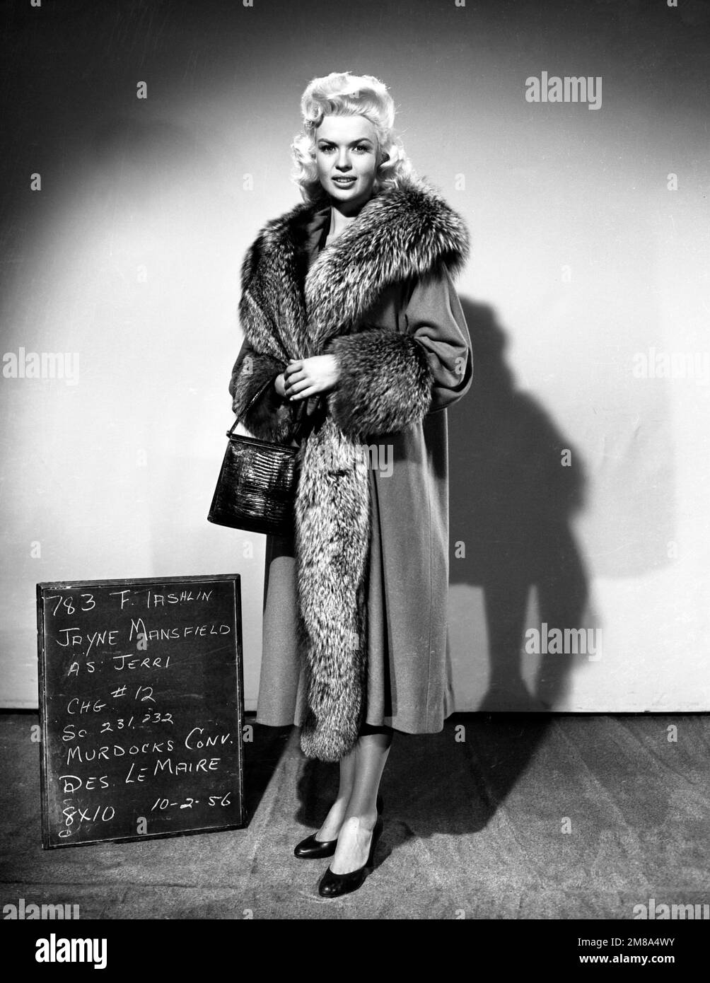 JAYNE MANSFIELD in THE GIRL CAN'T HELP IT (1956), directed by FRANK TASHLIN. Credit 20TH